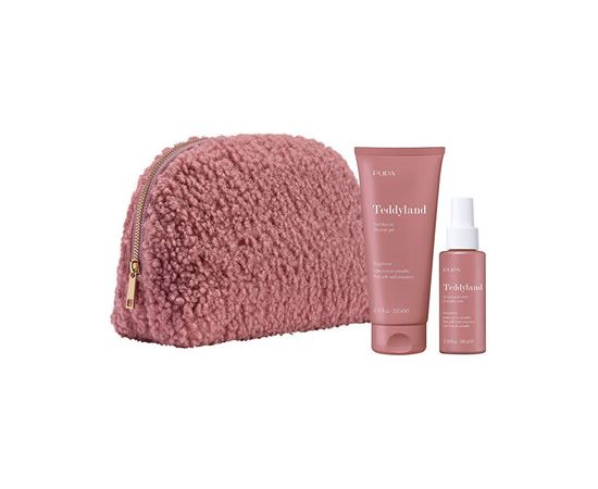 Pupa Pink Milk and Cinnamon Teddyland Set - Dárková sada Ķermeņa kosmētika