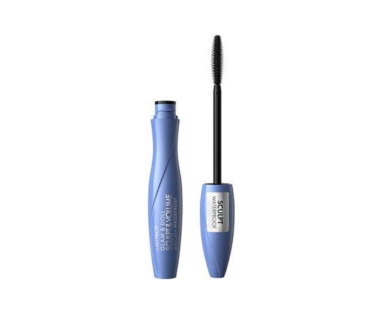 Catrice Glam & Doll Sculpt & Volume Waterproof Mascara - Voděodolná řasenka 10 ml Black Dekoratīvā kosmētika