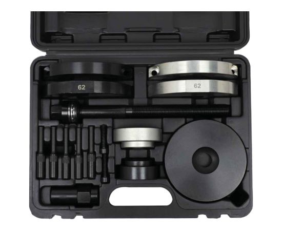 Riteņa gultņa noņemšanas/uzstādīšanas instrumentu komplekts VAG 62mm, JBM Specinstrumenti