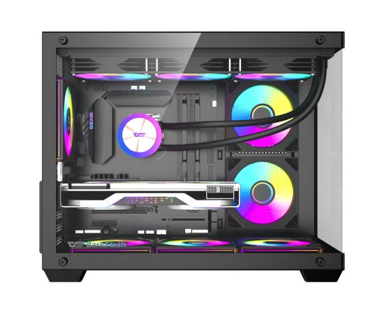 DarkFlash B275 PRO computer case (black) + 6 fans Корпуса