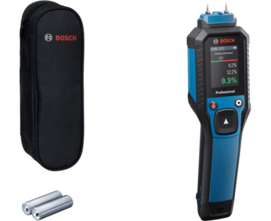 Bosch Powertools wood moisture meter GMP 2-15 Professional (blue/black, 2x batteries, bag) Jaunumi -Dārzam