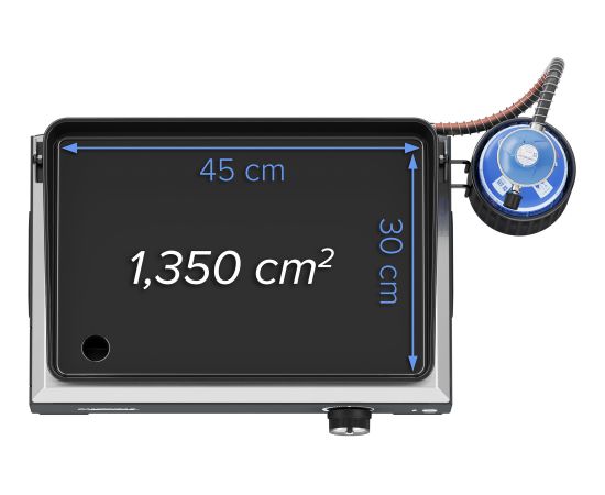 Campingaz Plancha Othello 1 CV (black/stainless steel, 2.8 kW, for CV 470 Plus) Велосипеды