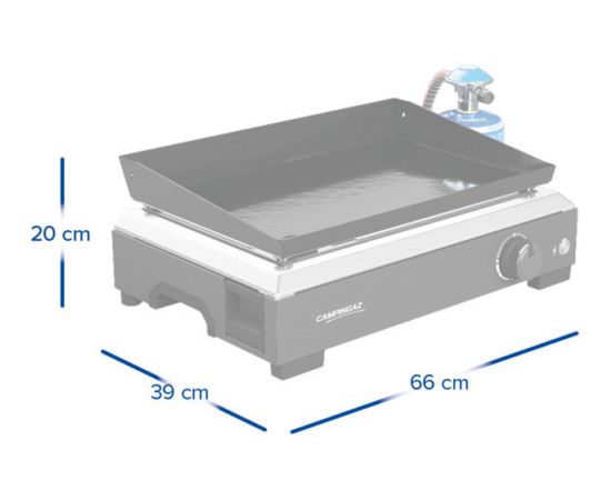 Campingaz Plancha Othello 1 CV (black/stainless steel, 2.8 kW, for CV 470 Plus) Велосипеды