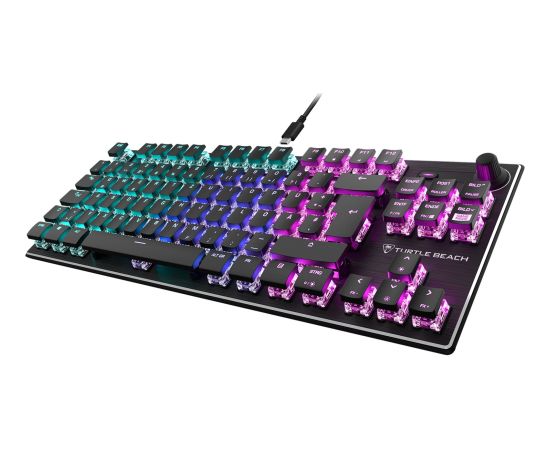 Turtle Beach Vulcan TKL (black, DE layout, TITAN Red) Klaviatūras
