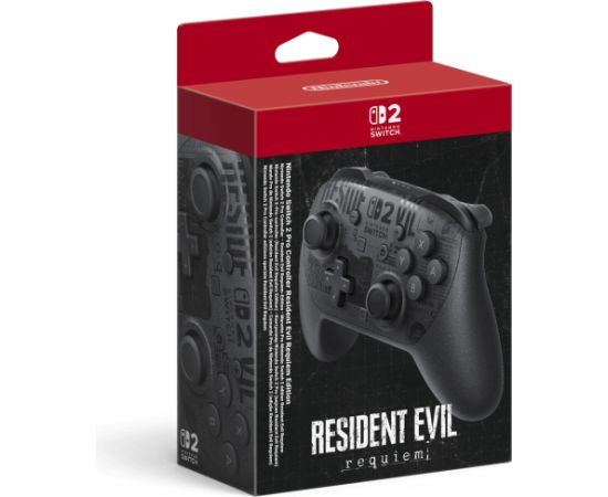 Nintendo Switch 2 Pro Controller - Resident Evil Requiem Edition (Black) Spēļu kontrolieri