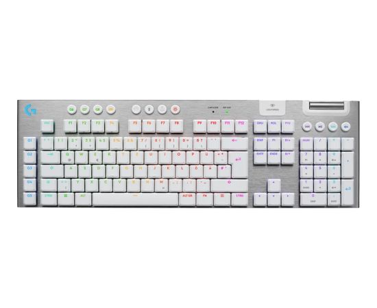 Logitech G915 X LIGHTSPEED (white, DE layout, GL Tactile) Klaviatūras