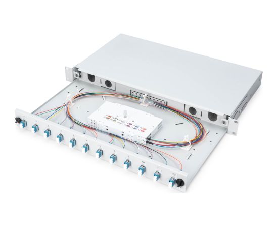 Digitus fiber optic splice box, equipped, LC, OS2 (gray) Wireless Routers