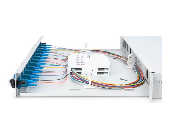 Digitus fiber optic splice box, equipped, LC, OS2 (gray) Wireless Routers