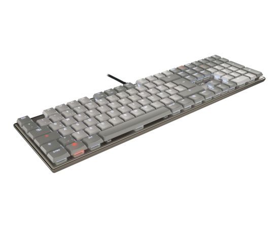 KC 500 MX LP (gray, DE layout, Cherry MX Low Profile 2.0 Ivory) Klaviatūras