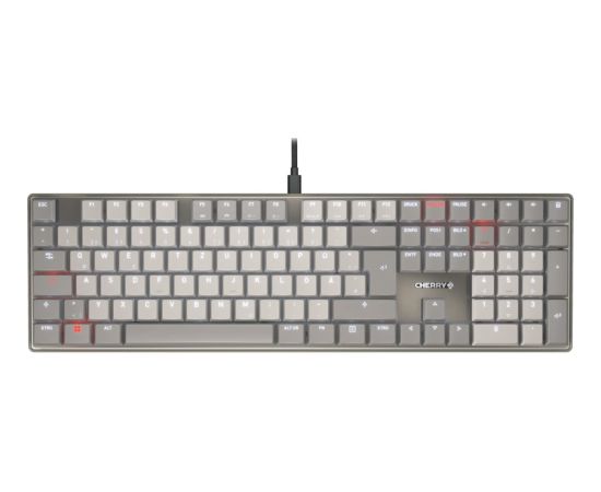 KC 500 MX LP (gray, DE layout, Cherry MX Low Profile 2.0 Ivory) Klaviatūras