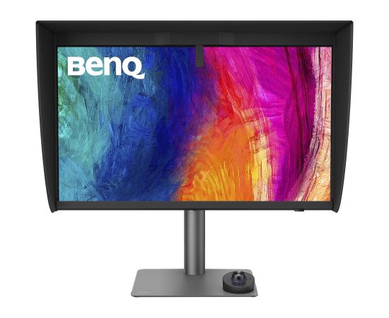 BenQ PD2770U (68.6 cm (27 inches), black, UltraHD/4K, IPS, HDMI, DP, USB-C, USB hub, KVM) Monitori