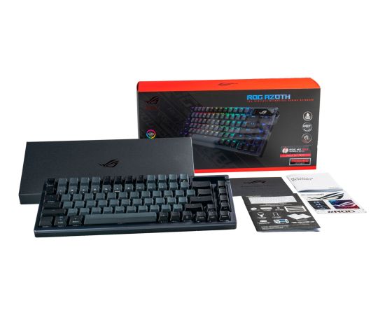 Asus ROG Azoth (gunmetal, DE layout, ROG NX Red, incl. lubricant kit) Клавиатуры