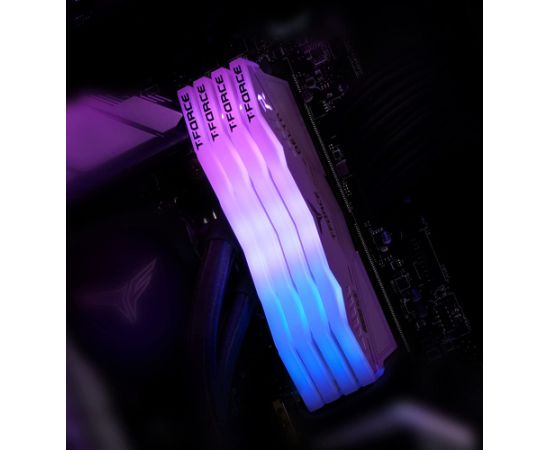 Team Group DDR5 32GB - 7200 - CL - 34 - Dual-Kit - DIMM - FF4D532G7200HC34ADC01, Delta RGB, XMP, white Оперативная память (RAM)