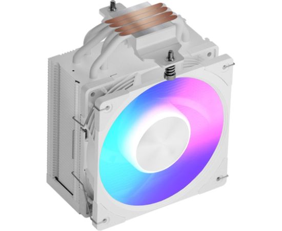 MODECOM Volcano 0C T201 ARGB Processor Air cooler 12 cm White Procesoru dzesēšana