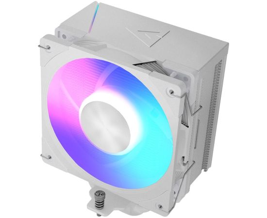 MODECOM Volcano 0C T201 ARGB Processor Air cooler 12 cm White Procesoru dzesēšana