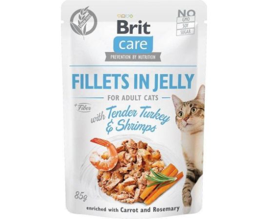 BRIT Care Fillets in Jelly Flavour Box- wet cat food - 12 x 85g Kaķu konservi