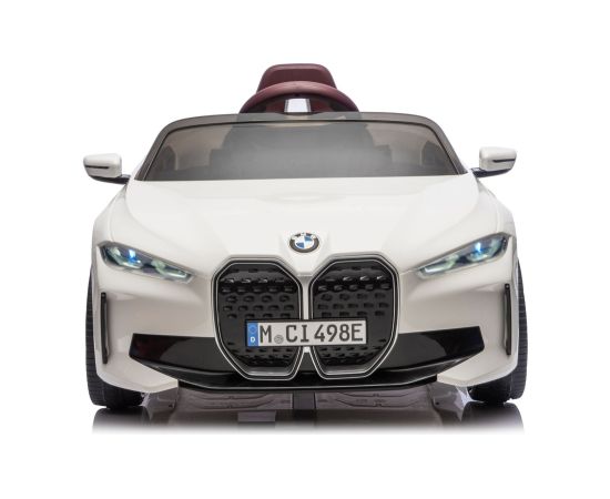 Lean Cars BMW I4 4x4 JE1009 Battery-Owned Car White Jaunumi, Bērnu preces