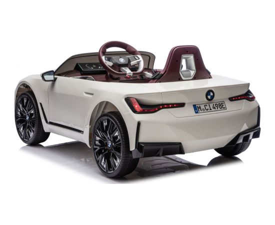 Lean Cars BMW I4 4x4 JE1009 Battery-Owned Car White Jaunumi, Bērnu preces