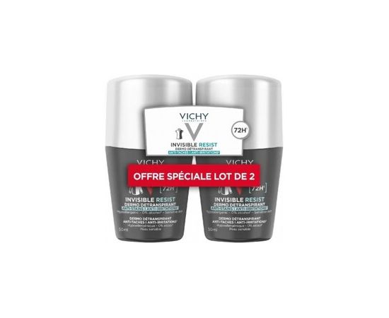 Vichy Homme 72H Invisible Resist Detranspirant - Antiperspirant pro muže proti nadměrnému pocení 100ml Дезодоранты