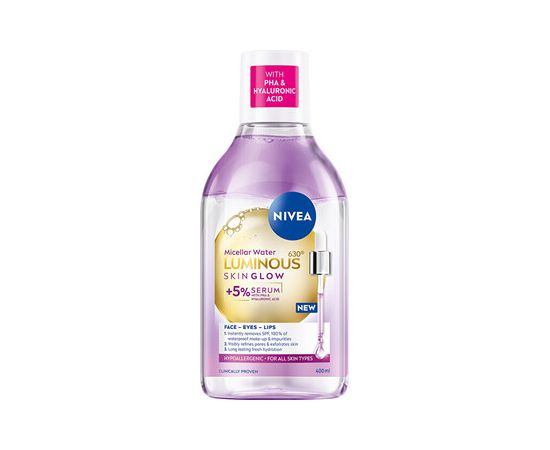 Nivea Luminous Skin Glow Micellar Water - Micelární voda 400ml Духи и косметика