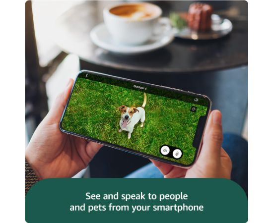 Amazon security camera Blink Outdoor 4 (1 Camera), black Viedie Sensori