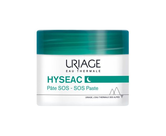 Uriage, Hyseac SOS Paste, Anti-Imperfections, Night, Local Treatment Cream, For Blemishes, For Face, 15 g Sejas kopšana