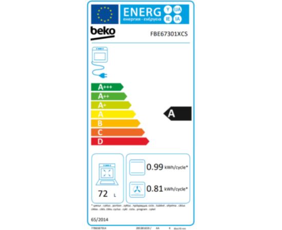 Ceramic cooker Beko Elektriskās plītis