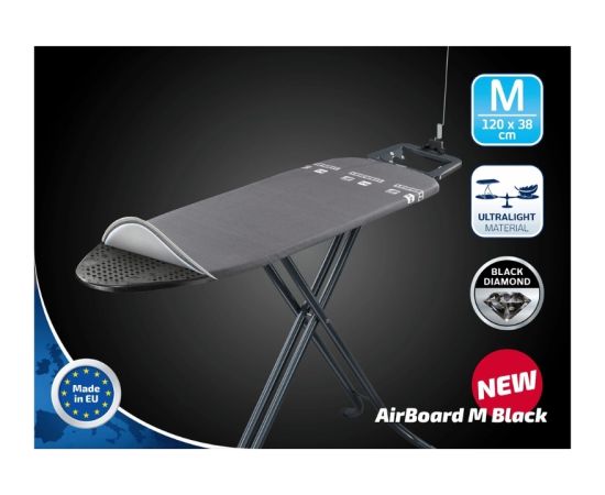 Leifheit Gludināmais dēlis Air Board M Black 120x38cm Veļas Gludināmie dēļi
