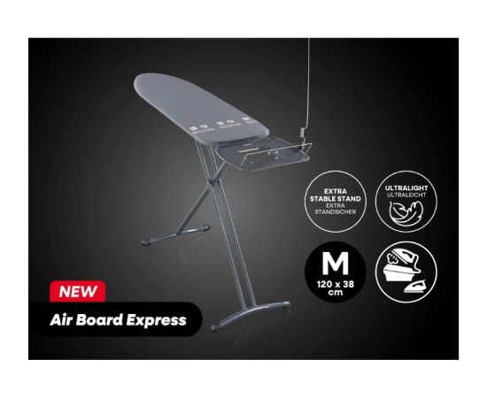 Leifheit Gludināmais dēlis Air Board Express M Black 120x38cm Veļas Gludināmie dēļi
