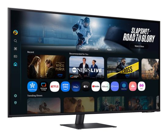 Samsung Smart AI Monitor S43FM700UU (108 cm (43 inches), black, UltraHD/4K, VA, HDR, remote control, speakers) Monitori