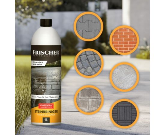 Frischer Concentrated Cleaner for Paving Stones and Stone, 1000 ml Tīrīšanas un Ķīmiskie līdzekļi