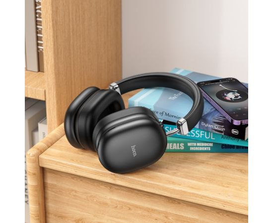 Wireless headphones Hoco W35 Max ANC black Austiņas