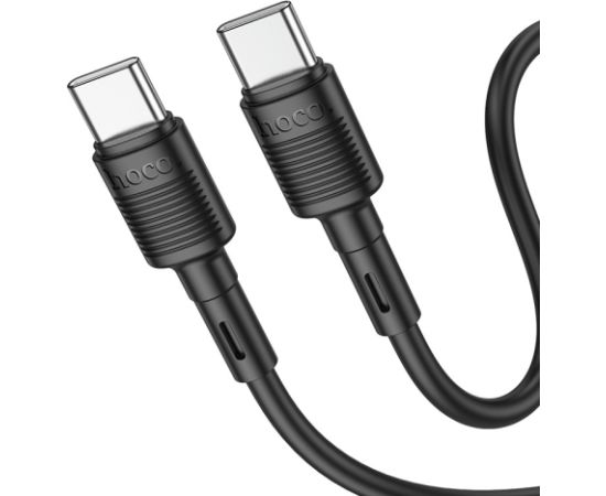 USB кабель Hoco X83 60W Type-C to Type-C 1.0m черный Дата USB-кабели