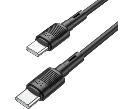 USB кабель Hoco X83 60W Type-C to Type-C 1.0m черный Дата USB-кабели
