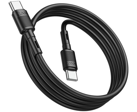 USB кабель Hoco X83 60W Type-C to Type-C 1.0m черный Дата USB-кабели