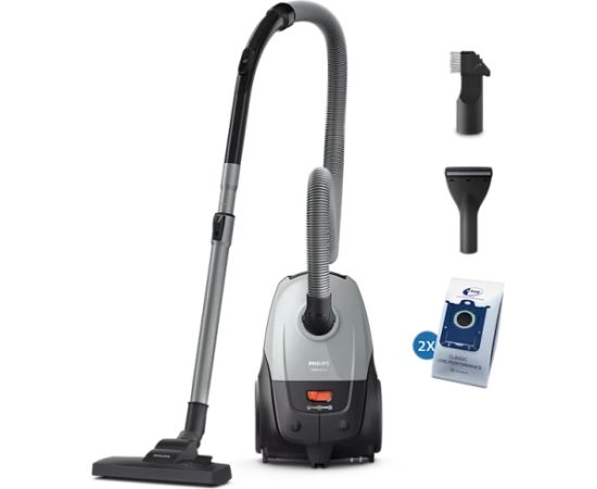 PHILIPS XD2142/12 2000.sērija putekļu sūcējs 800W gaiši pelēks Пылесосы