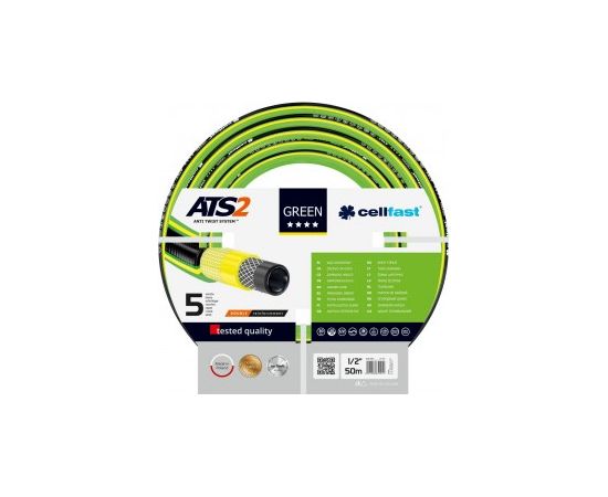 Laistīšanas šļūtene Cellfast GREEN ATS2™; 1/2''; 50 m Поливочный шланги