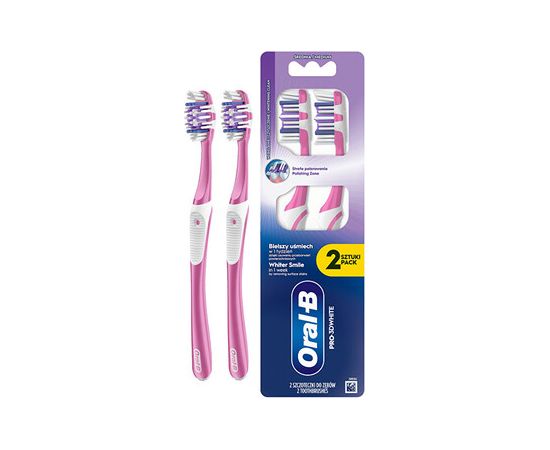 Oral-b Pro-3D White Whitening Clean Medium Toothbrush - Zubní kartáček ( 2 ks ) Духи и косметика