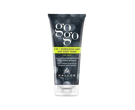 Kallos GoGo 2-In-1 Energizing Hair And Body Wash For Men 200ml Smaržas - NESAKĀRTOTS
