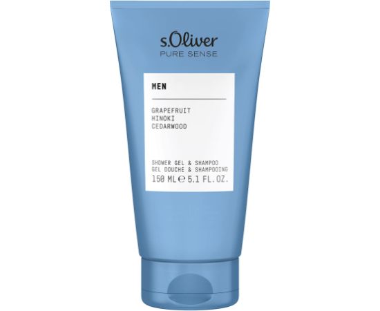 S. Oliver, Pure Sense, Shower Gel, All Over The Body, 150 ml Гели для душа для тела