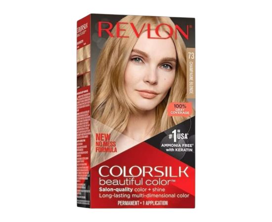 Revlon, Colorsilk, Permanent Hair Dye, 73 Champagne Blonde, 130 ml Matu kopšana