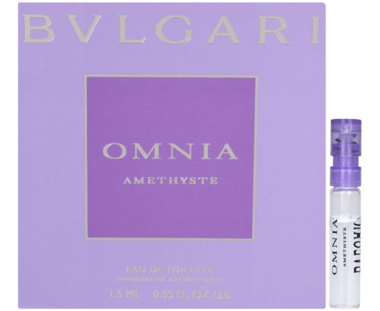 Bvlgari, Omnia Amethyste, Eau De Toilette, For Women, 1.5 ml *Vial Smaržas - NESAKĀRTOTS