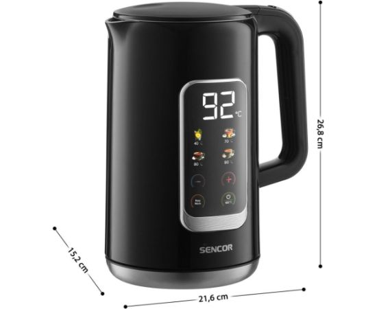 Electric kettle Sencor, black Tējkannas (elektriskās)