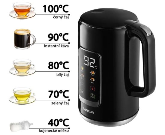 Electric kettle Sencor, black Tējkannas (elektriskās)