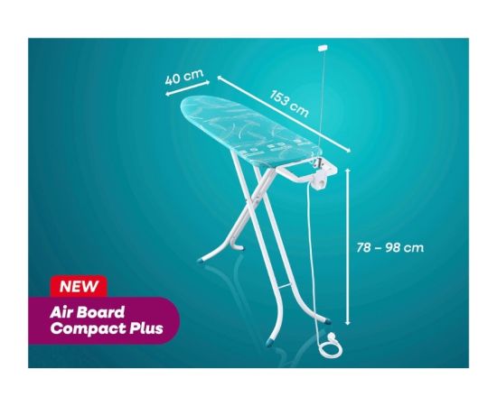 Leifheit Gludināmais dēlis Air Board M Compact Plus 120x38cm Veļas Gludināmie dēļi