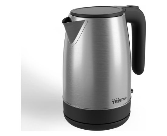 Tristar Kettle WK-1348 Electric 2200 W 1.7 L Stainless steel 360° rotational base Stainless Steel/Black Tējkannas (elektriskās)