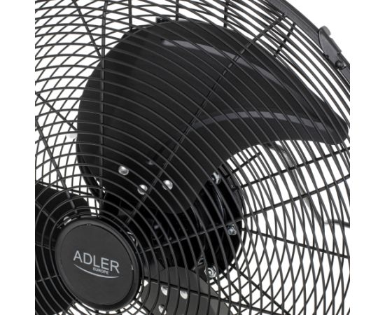 Adler Fan AD 7334 Velocity fan Black Diameter 45 cm Number of speeds 3 Oscillation 110 W Ventilatori