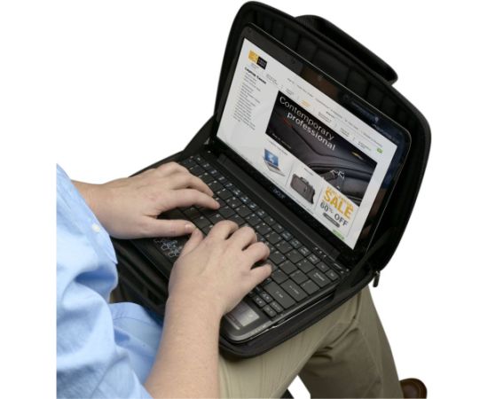 Case Logic QNS111K Fits up to size 12 " Sleeve Black Somas portatīvajiem datoriem