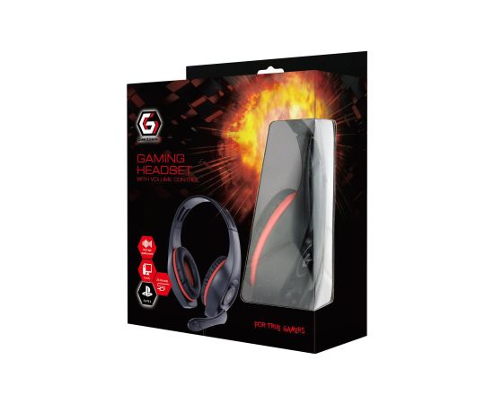 Gembird Gaming headset with volume control GHS-05-R Wired Over-Ear Наушники