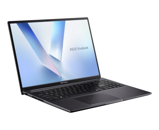 ASUS Vivobook 16 M1605NAQ-MB116 Ryzen 5 150 16.0"WUXGA IPS-level Panel 60Hz 300nits AG 16GB DDR5 SSD512 Radeon Graphics WLAN+BT Cam720p 42WHrs NoOS Indie Black Portatīvie datori